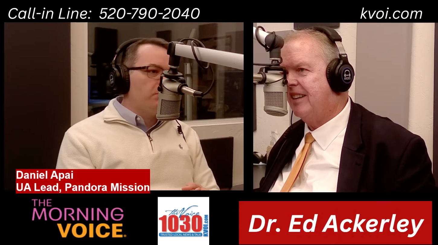 Pandora and Search Alien Life at Ed Ackerley’s Morning Voice Show